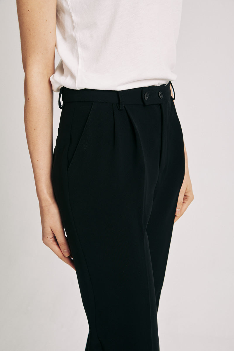 Pantalon negro pinzas outlet