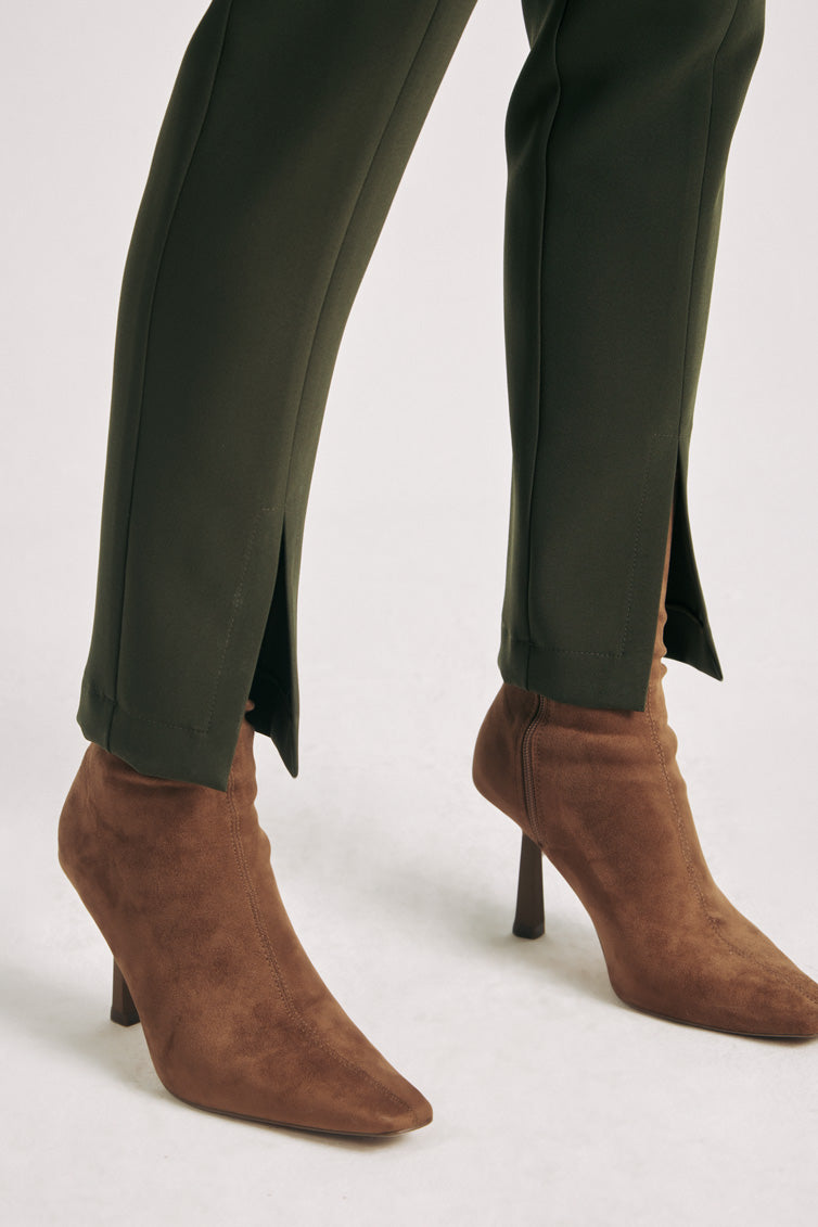 Pantalón abertura caqui