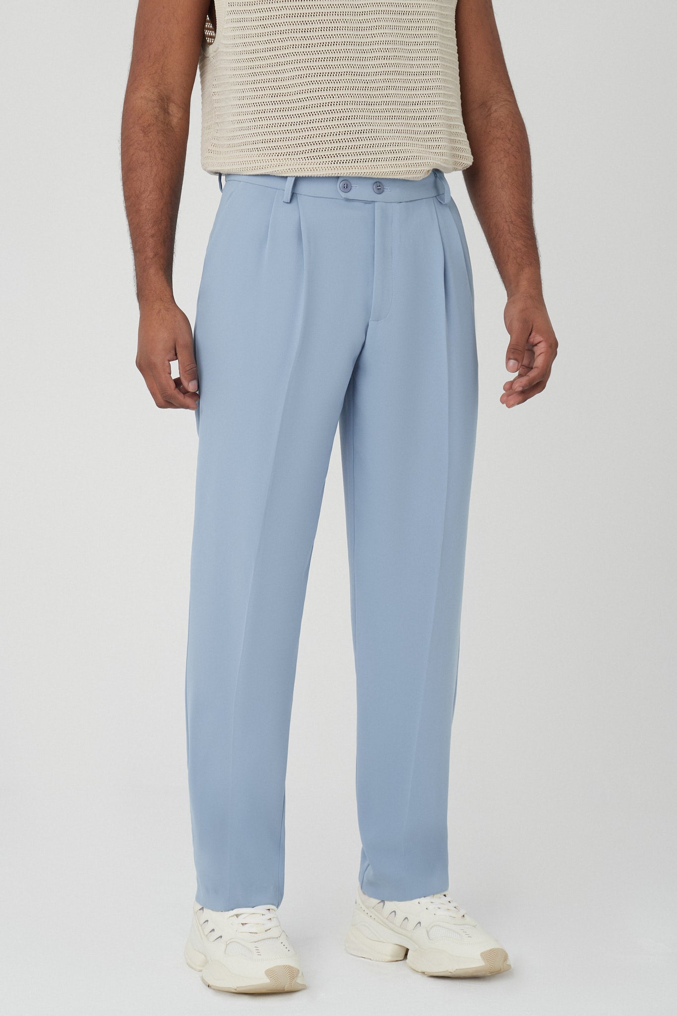 Pantalón cuatro pinzas azul – ALTERNATIVX